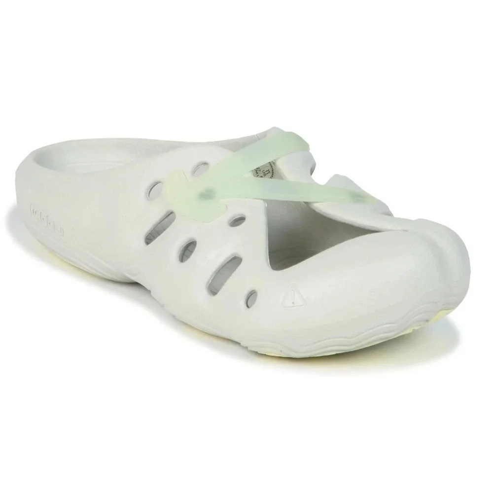 KEEN Shanti Arts Clogs Vapor star white Birch Mens 6 Womens 8 Slip On‎ Shoes